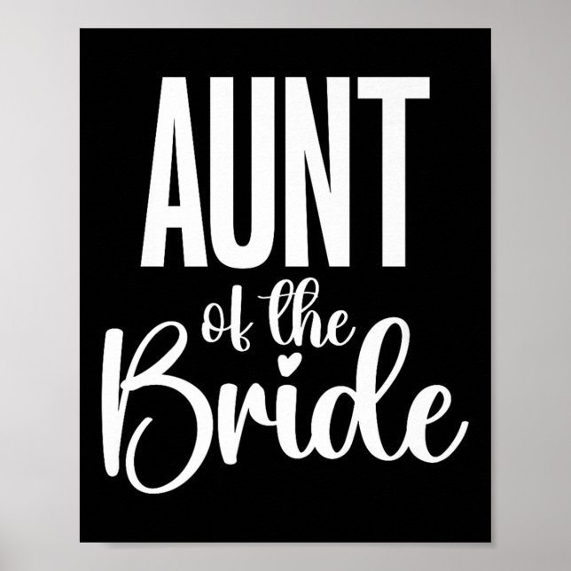 Bröllopsdag Moster i Bride Premium Poster (Framsidan)