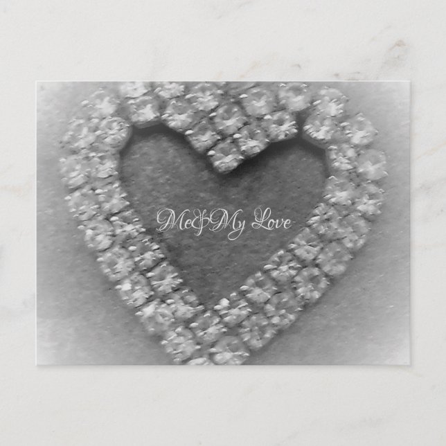 BRÖLLOPSDAG ROMANTIC INVITATION DESIGN INBJUDAN VYKORT (Framsida)