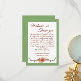 Bröllopsdag - tackkort tack kort