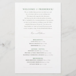 Bröllopsdag Välkommen Karta - ANPASSNINGSBAR för K