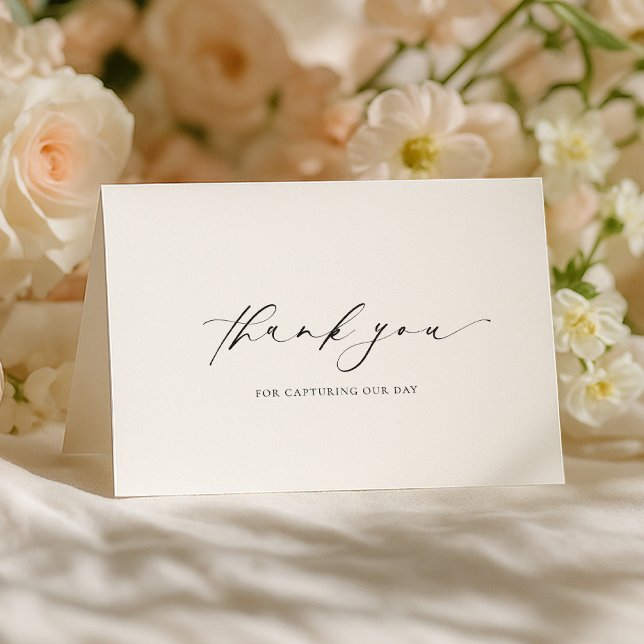 Bröllopsdagen Ellesmere Tack Photographer Kort (Skapare uppladdad)