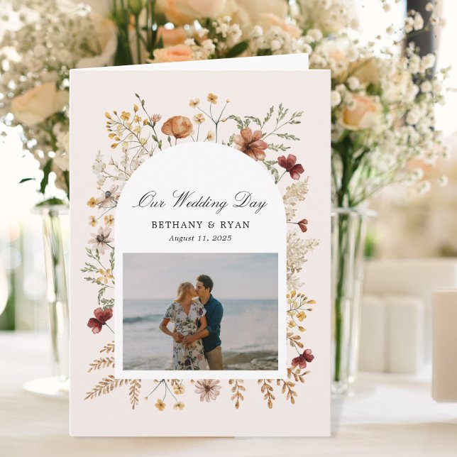 Bröllopsdagen Sedona Garden Flowers Program (Skapare uppladdad)