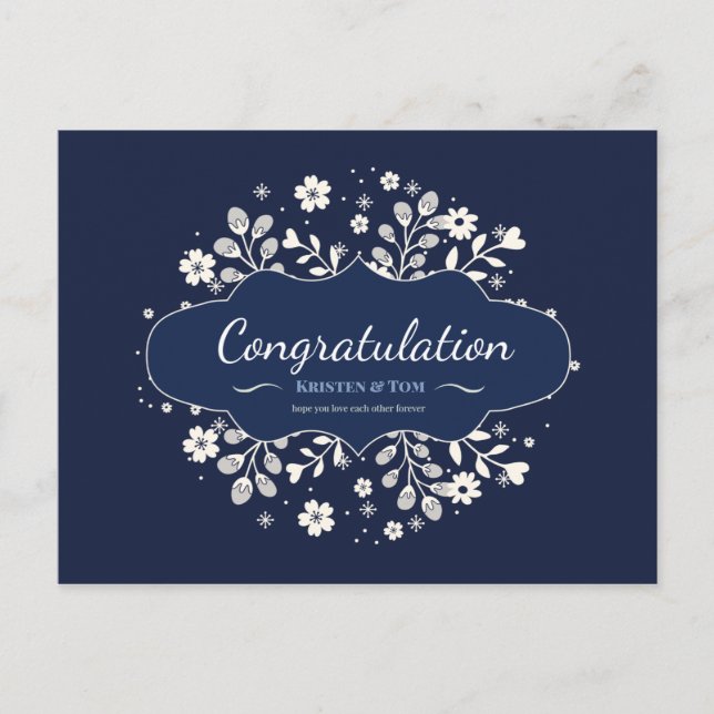 BRÖLLOPSDAGENS GRATTISAR FÖR KOPPLA VYKORT (Framsida)