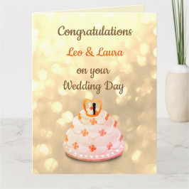 Bröllopsdagens utformning kort