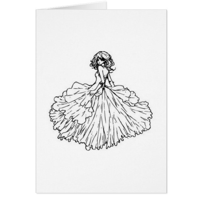 bröllopsdagkort hälsningskort (Framsidan)