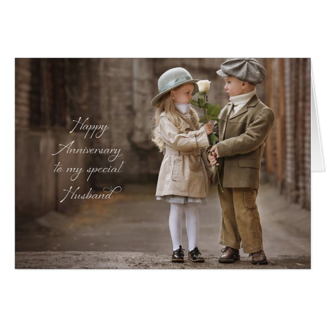 Bröllopsdagmakekort Hälsningskort (Framsidan Horizontal)