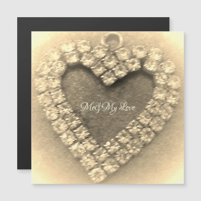 BRöllopsdagseinladning Magnetisk Inbjudningskort (Fram/baksida)