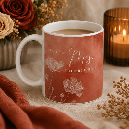 Bröllopsdagsmugg för brudens shower – Blivande fru Kaffemugg