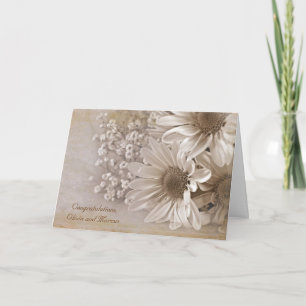 Bröllopsdaisybukett Kort