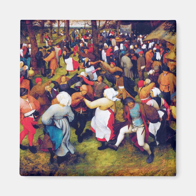 Bröllopsdansen, Pieter Bruegel Magnet (Framsidan)