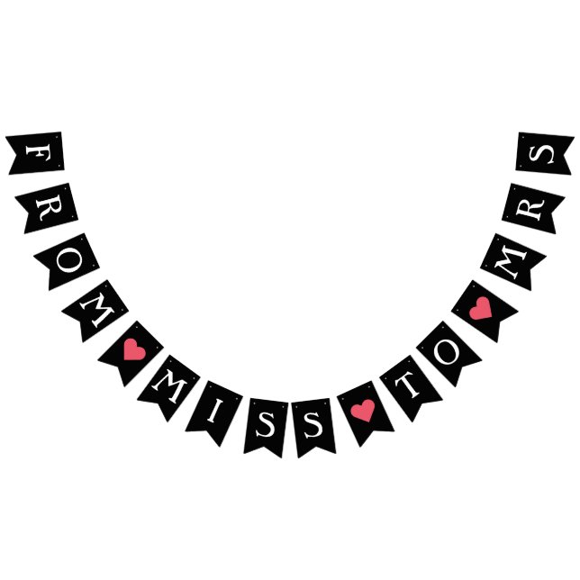 Bröllopsdekor för möhippa Brudtält Banner Vimplar (Alla)