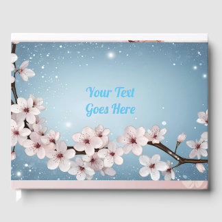 Bröllopsdesign för elegantens Blommigt Blommar-inb Gästböcker