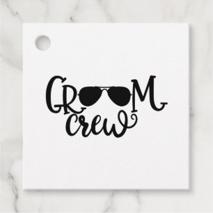 Bröllopsdesign Groom Crew Gåvor Etiketter