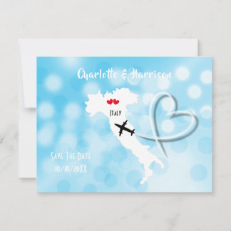 Bröllopsdestination Italien Spara Datumet