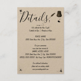 Bröllopsdetalj | Penna & Bläckhorn | Små Detaljer Tilläggskort