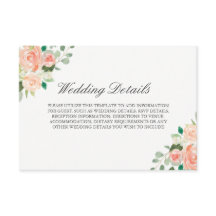 Bröllopsdetaljer i akvarellrosafärger