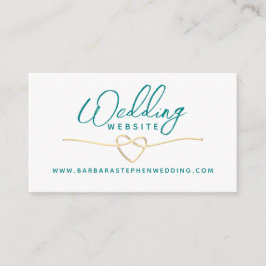 Bröllopsdetaljer Webbplats Tilläggskort