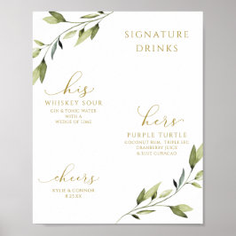 Bröllopsdrinkar Signaturdrinkar Cocktaildrycker Gr Poster