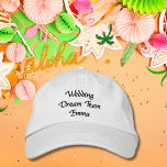Bröllopsdrömteam, Brud, Personlig möhippa Broderad Keps<br><div class="desc">Bröllop Dröm Team,  Brud,  Hen Party Personlig Broderad Basebollmössa</div>