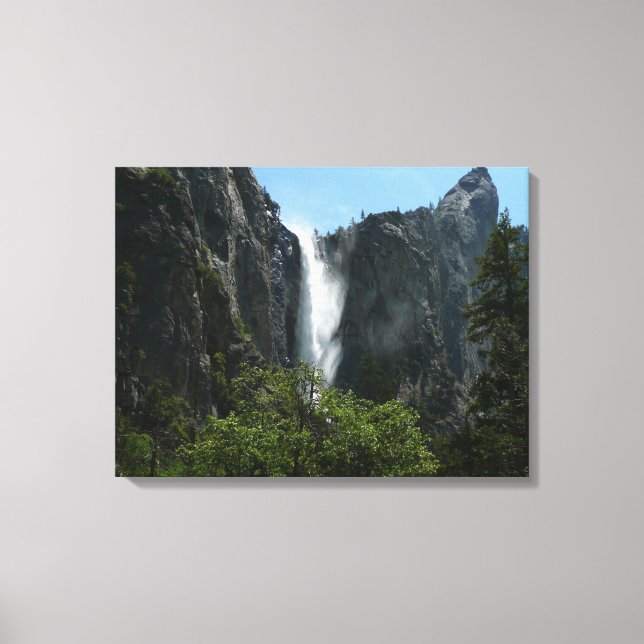 Bröllopsdunstfallen i Yosemite nationalpark Canvastryck (Framsida)