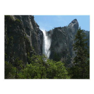 Bröllopsdunstfallen i Yosemite nationalpark Fototryck