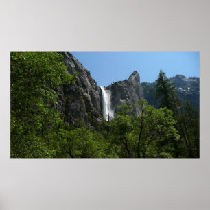 Bröllopsdunstfallen i Yosemite nationalpark Poster