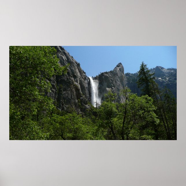 Bröllopsdunstfallen i Yosemite nationalpark Poster (Framsidan)