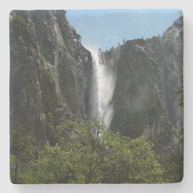 Bröllopsdunstfallen i Yosemite nationalpark Stenunderlägg (Framsidan)