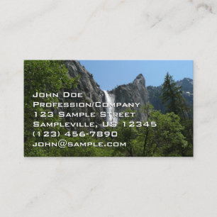 Bröllopsdunstfallen i Yosemite nationalpark Visitkort