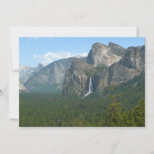 Bröllopsdunstfallen och Half Dome i Yosemite Kort