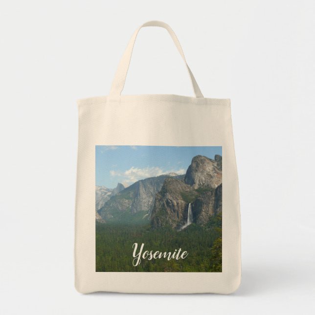 Bröllopsdunstfallen och Half Dome i Yosemite Tygkasse (Framsidan)