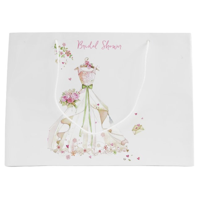 Bröllopsdusch Bröllopsklänning (Framsidan)