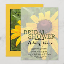 Bröllopsdusch för blommor Enstaka Rudbeckia Foto A