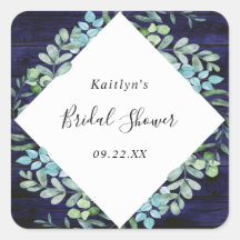 Bröllopsdusch för botanisk grönska Eukalyptus