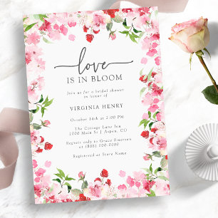 Bröllopsdusch för Love In Bloom Inbjudningar