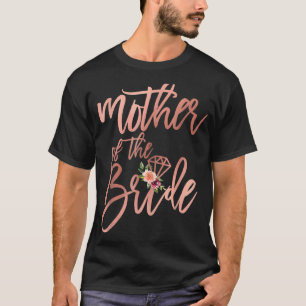 Bröllopsdusch för mamma från brudens mödrar t shirt