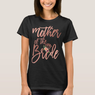 Bröllopsdusch för mamma från brudens mödrar t shirt