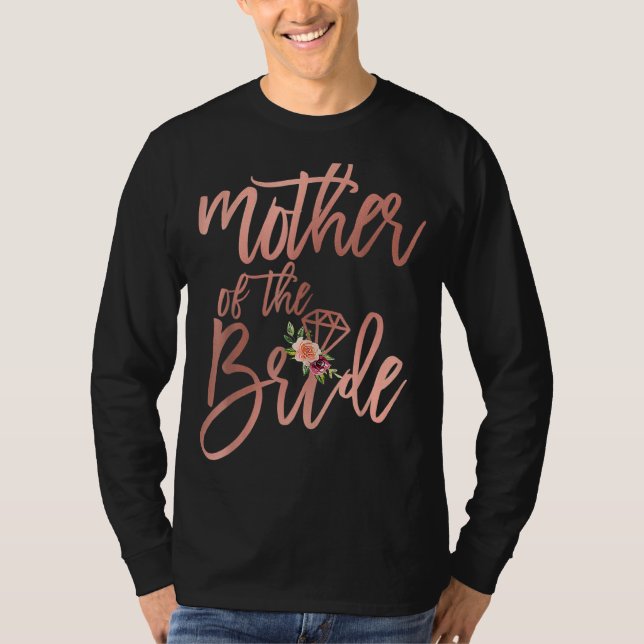 Bröllopsdusch för mamma från brudmor t shirt (Framsida)