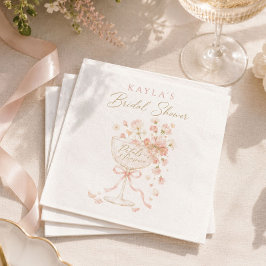 Bröllopsdusch för Petals & Prosecco Pappersservett