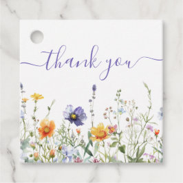 Bröllopsdusch för vildblommor gåvor etiketter
