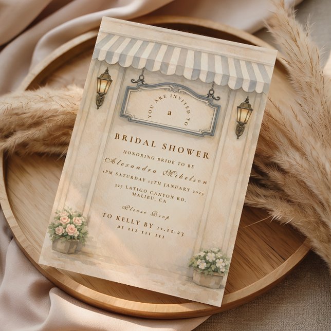 Bröllopsdusch i blomsterträdgård inbjudningar (Skapare uppladdad)