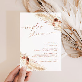 Bröllopsdusch Inbjudan | Boho Samkönad Baby Shower