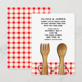 Bröllopsdusch-inbjudningar för par inbjudningar