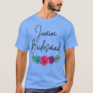 Bröllopsdusch Junior Brudtjej Brud Squad Kvinnor T Shirt