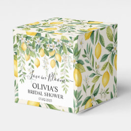 Bröllopsdusch med citrondoft presentaskar