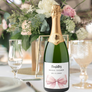 Bröllopsdusch med rosa vit slinga