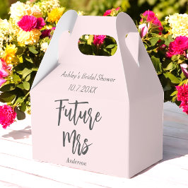 Bröllopsdusch Roséblommor Framtida Mrs Presentlåda