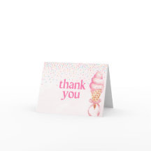 Bröllopsdusch tackkort för She's Been Scooped Up