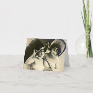 Bröllopsdusch Tacksamtbrevskort i Vintage-stil Ant Tack Kort