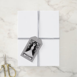 Bröllopsdusch Tarot Presentetikett